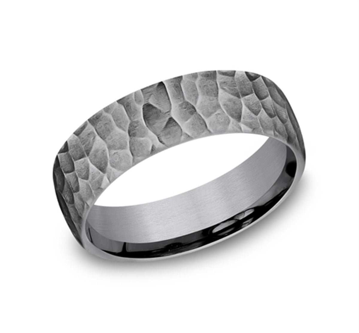 Tantalum Band With Hammer Finish