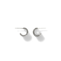 Sterling Silver & 18Kt Round Hoop Earrings