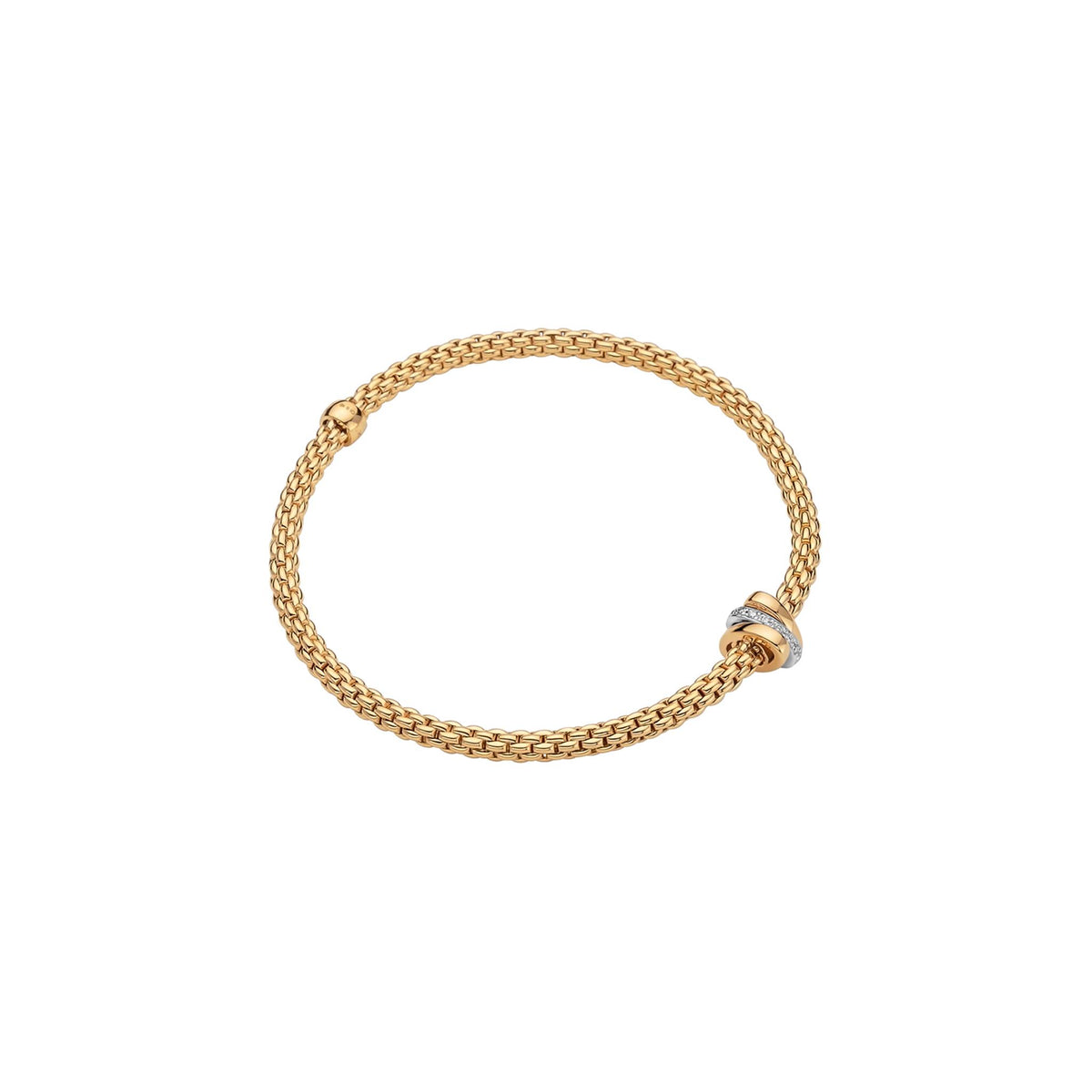 FOPE 18Kt Yellow Italian Gold PRIMA Flex-It Bracelet