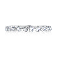 A.Jaffe Shared Prong 0.55cttw Diamond Anniversary Band in 14K White Gold