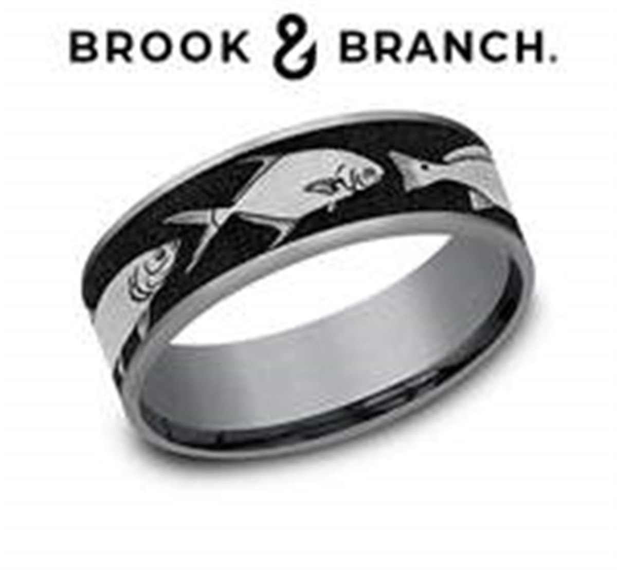 Brook  Branch Tantalum And Black Titanium Band