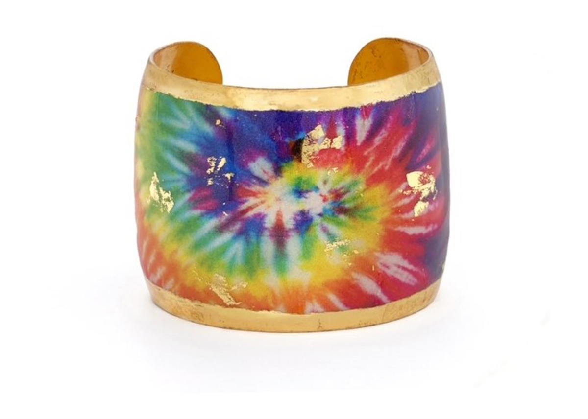 Evocateur 22K Gold Leaf Tie-Dye Cuff