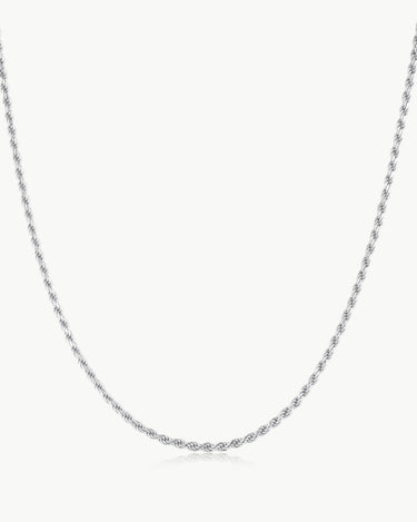 Ania Haie 16" Twist Chain Necklace in Sterling Silver with 2" Extender