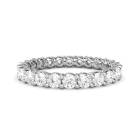 Fana 14Kt White Gold Eternity Ring With 1.44cttw Round Natural Diamonds