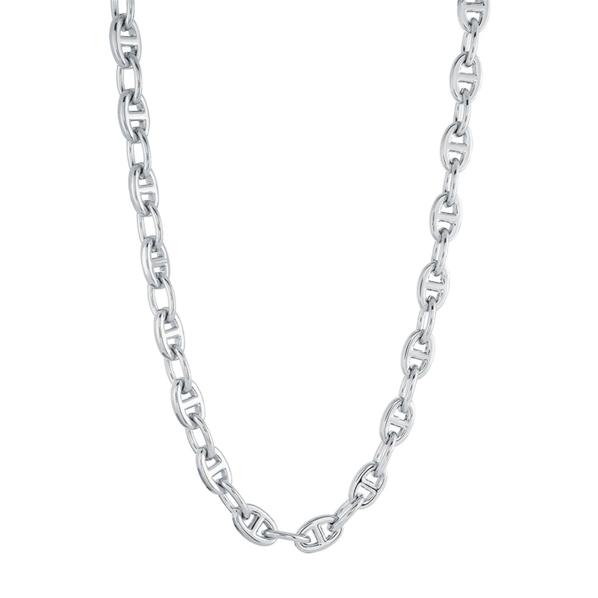 Italgem Stainless Steel Mariner Link Chain Necklace