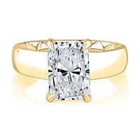 A. Jaffe Radiant Hidden Halo Engagement Ring