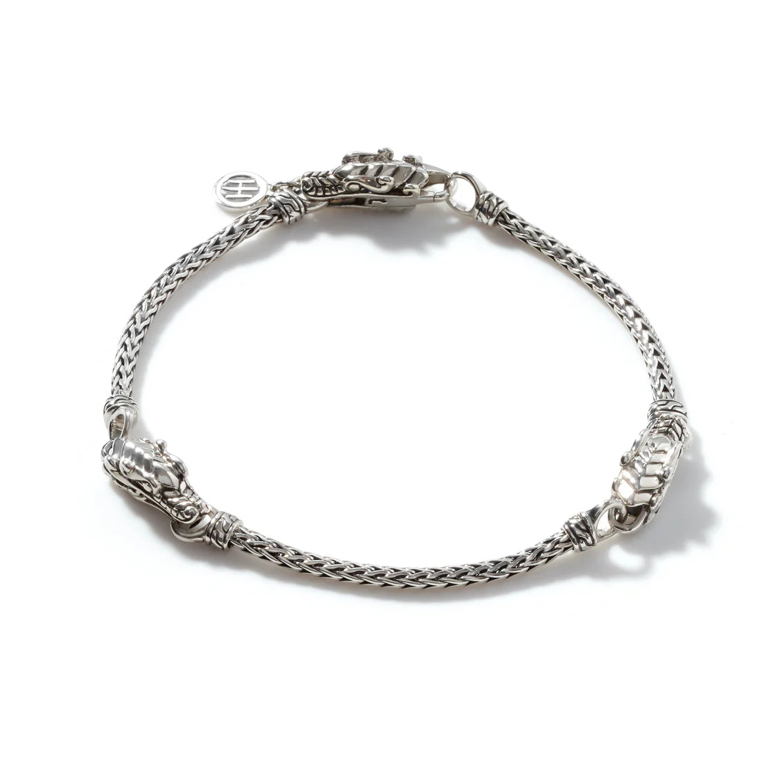 John Hardy Naga Heritage Silver Triple Station Bracelet