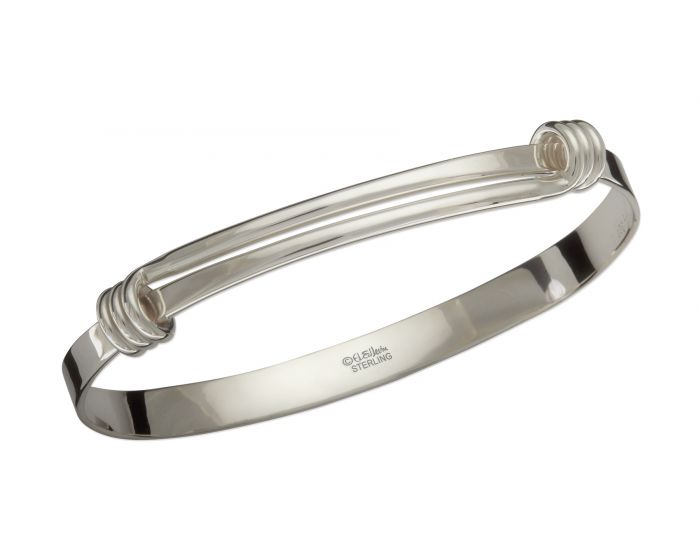 E.L. Designs Sterling Silver Signature Bangle Bracelet