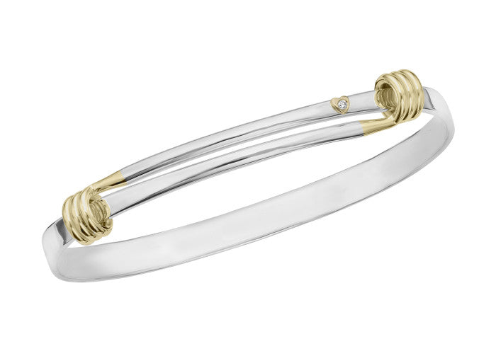 E.L. Designs 75th Anniversary Signature Edition Bracelet With 14Kt Yellow Gold Wire Wrapping