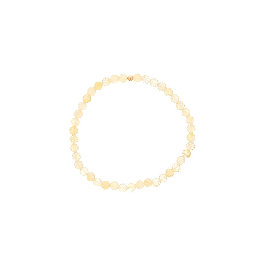 Dee Berkley 4mm Faceted Citrine Bracelet