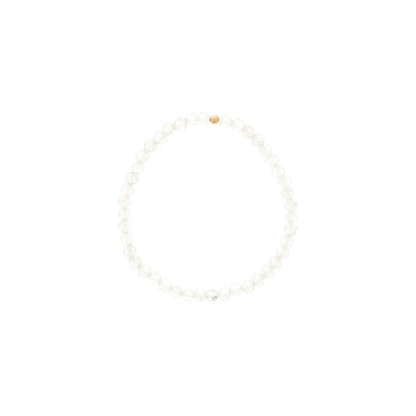 Dee Berkley 4mm Faceted White Topaz Bracelet