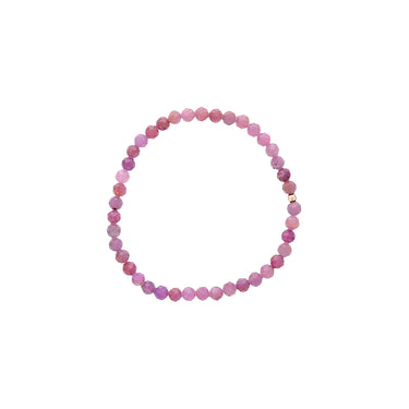 Dee Berkley 4mm Faceted Ruby Bracelet