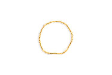 Dee Berkeley 3mm & Tube Gold Filled Shine Bright Bracelet
