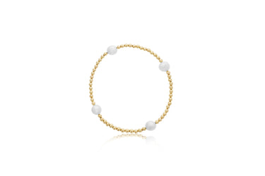 Dee Berkley 3mm Gold Filled Bead & 6mm Pearl Bracelet