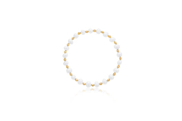 Dee Berkley Alternating 3mm Gold Filled Bead & 6mm Pearl Bracelet