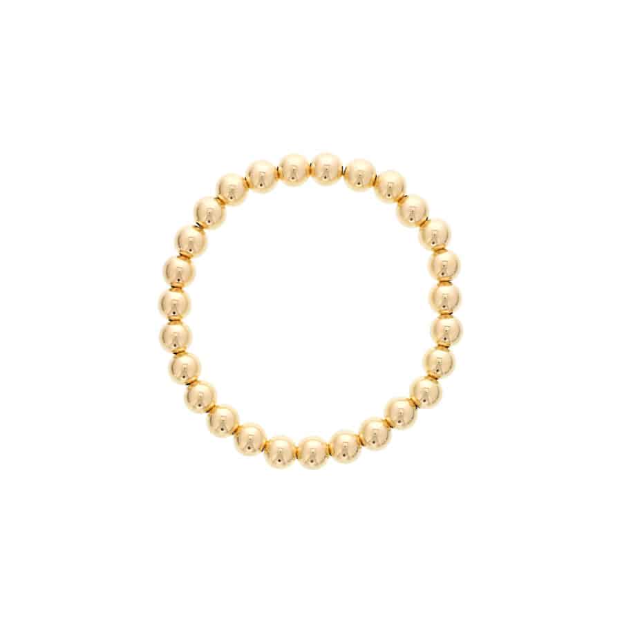 Dee Berkley 7mm Gold Filled Beaded Bracelet