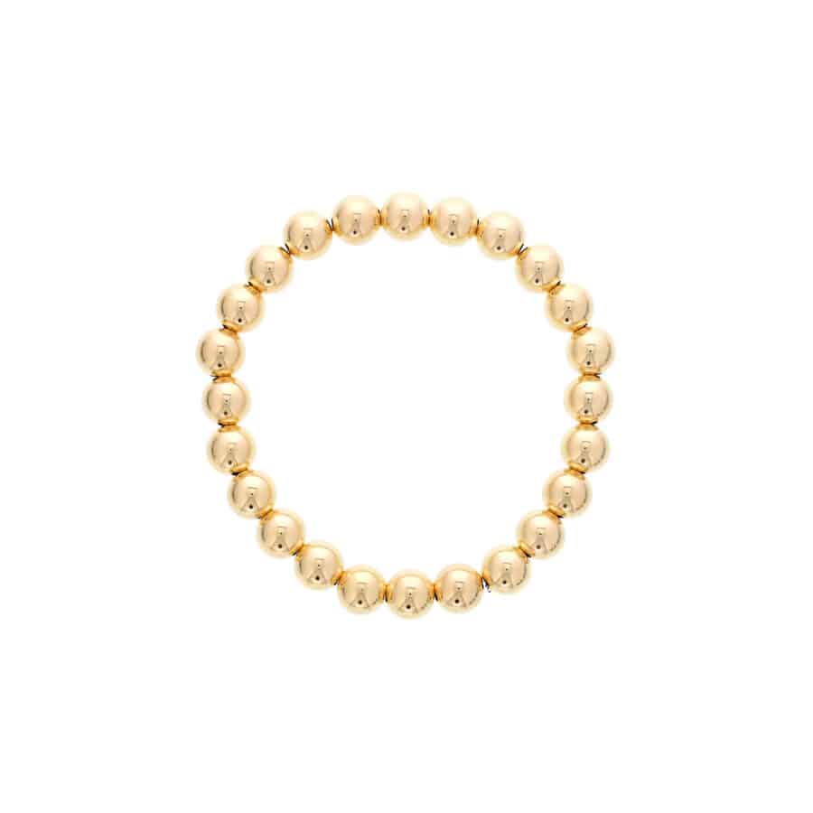 Dee Berkley 8mm Gold Filled Shine Bright Bracelet