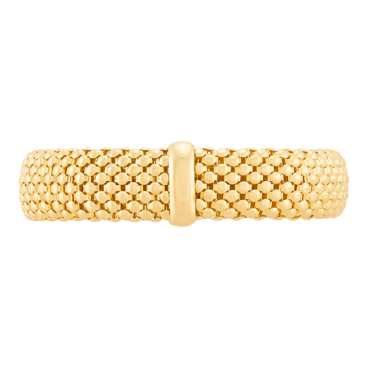 14Kt Yellow Gold Stretch Mesh Bracelet