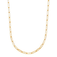 14kt Yellow Gold 3.15mm 20" Paperclip Necklace