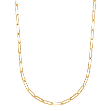 14kt Yellow Gold 3.15mm 20" Paperclip Necklace