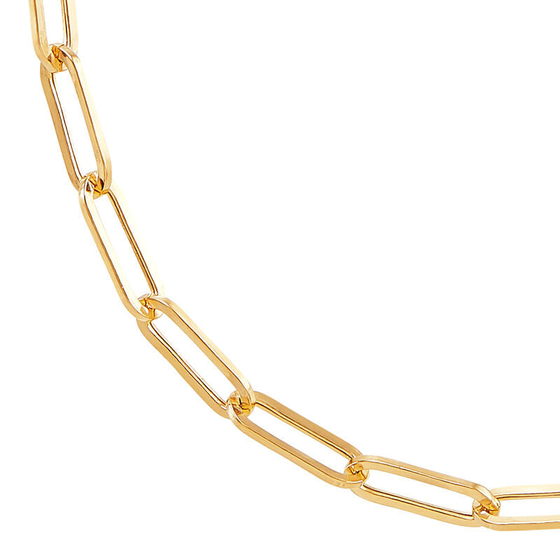 14kt Yellow Gold 3.15mm 20" Paperclip Necklace