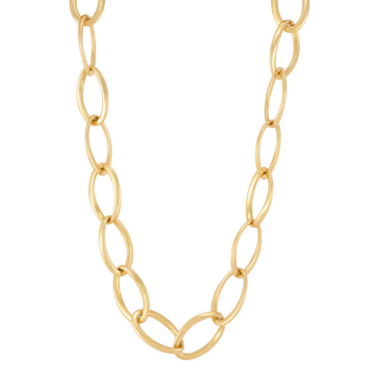 14Kt Yellow Gold 32" Polished Semi Solid Chain