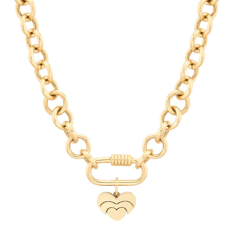 14Kt Yellow Gold Polished Heart Charm
