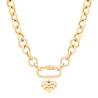 14Kt Yellow Gold Polished Heart Charm