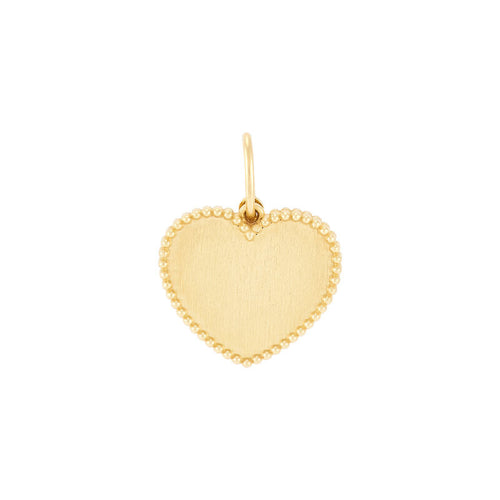 14Kt Yellow Gold Heart Charm