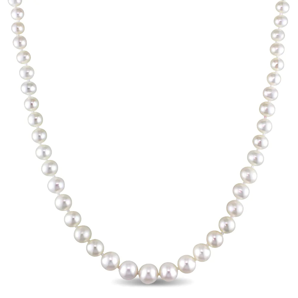 20" Graduated 9x11mm Freshwater Cultured Pearl Strand