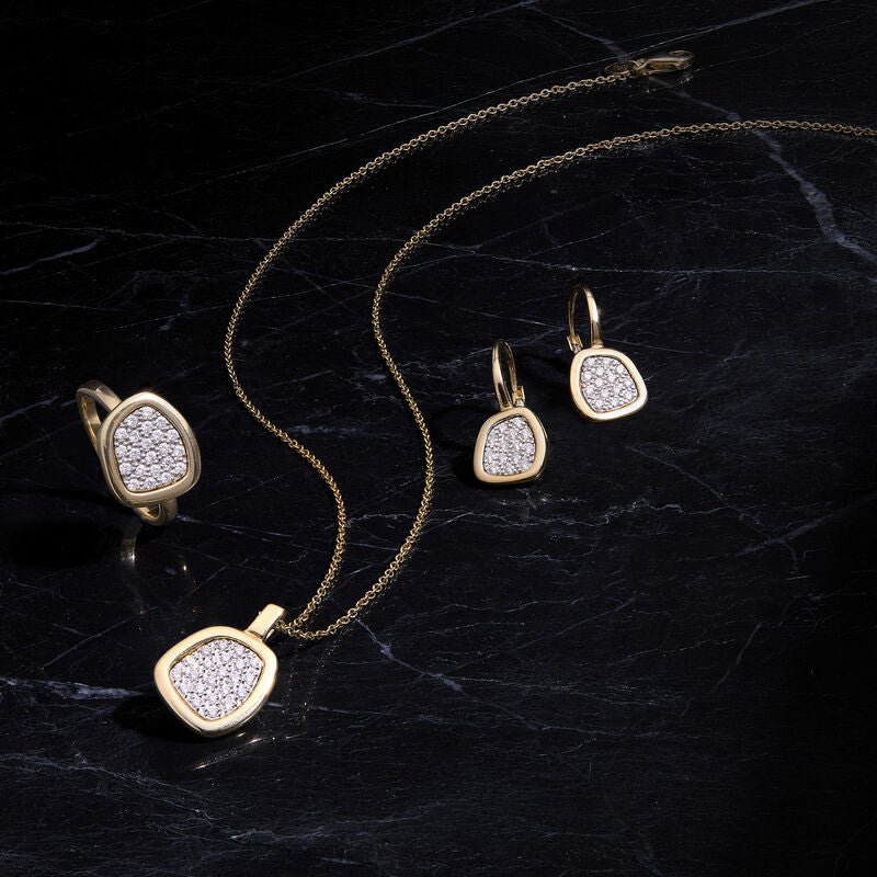 14Kt Yellow Gold 0.25cttw Diamond Pendant