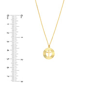 14Kt Yellow Gold Cross Pendant