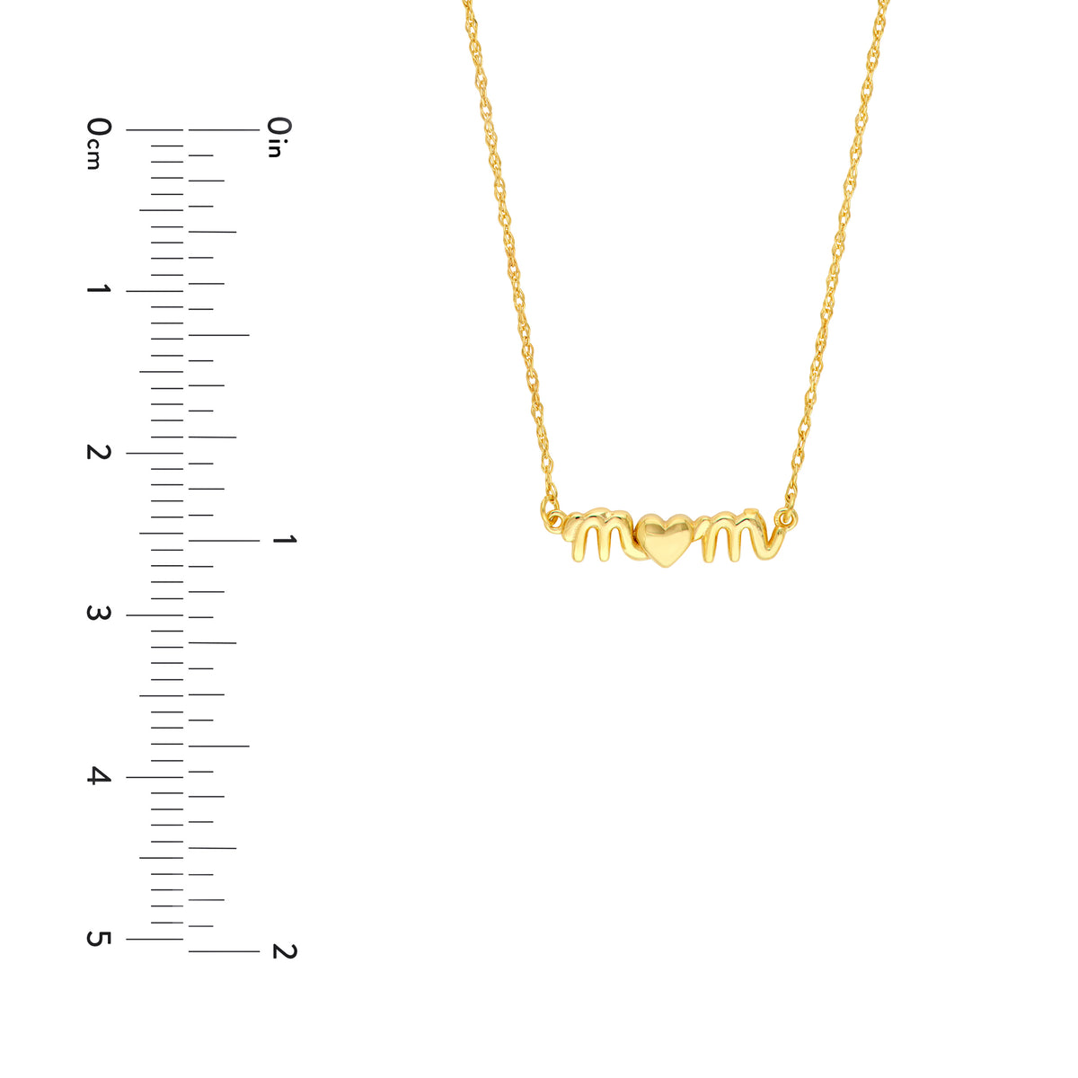 14Kt Yellow Gold Mom Necklace