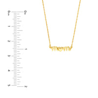 14Kt Yellow Gold Mom Necklace