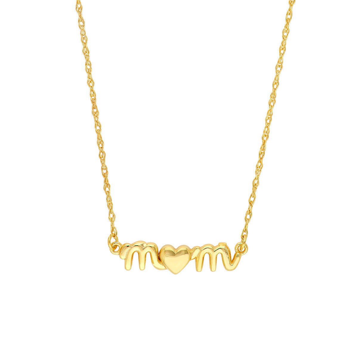 14Kt Yellow Gold Mom Necklace