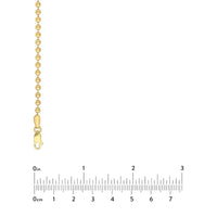 14Kt Yellow Gold 3mm Bead Chain Bracelet