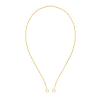 20" Open Paperclip 2.5mm Chain in 14kt Yellow Gold - Lock Clasp Sold Separately