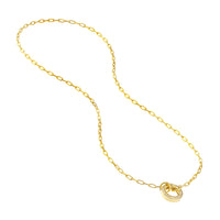 20" Open Paperclip 2.5mm Chain in 14kt Yellow Gold - Lock Clasp Sold Separately
