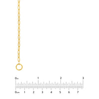 20" Open Paperclip 2.5mm Chain in 14kt Yellow Gold - Lock Clasp Sold Separately