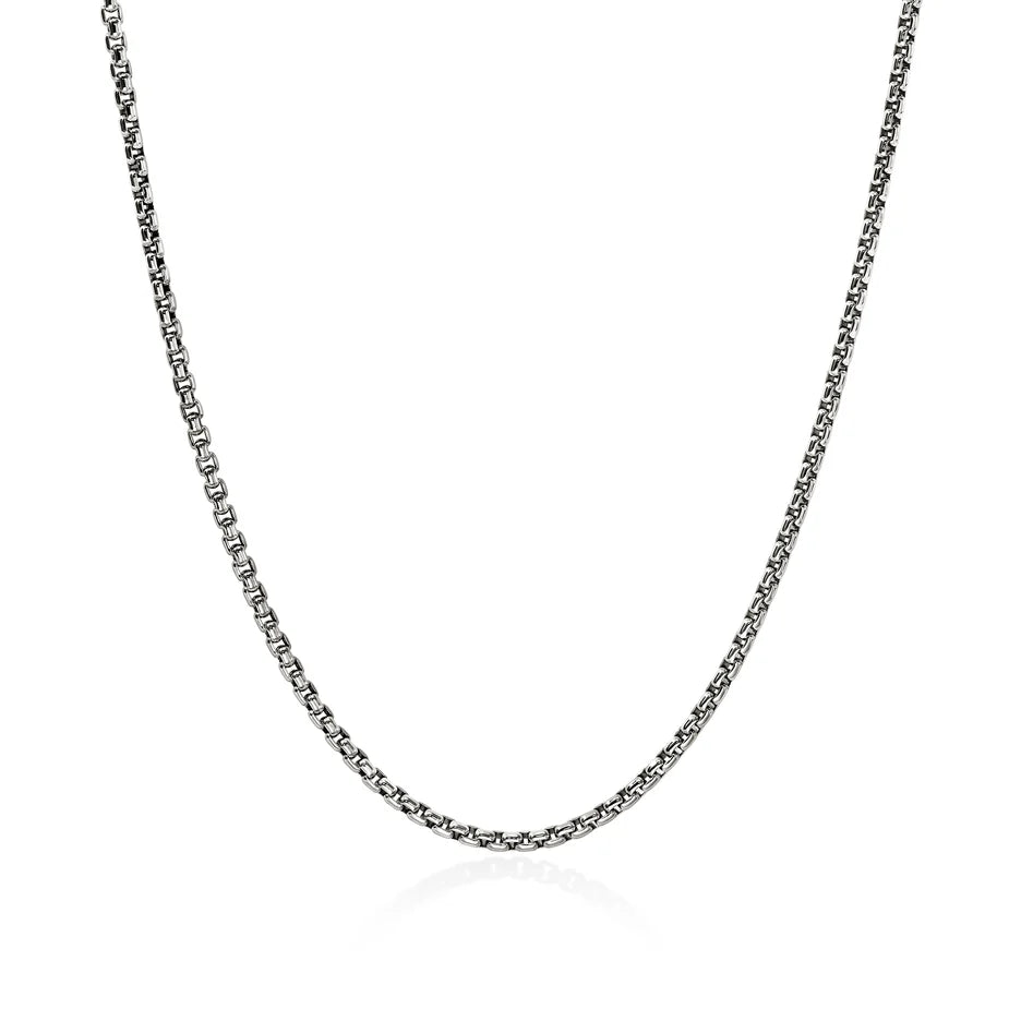 John Hardy Chains Box Sterling Silver 2.7m Box Chain Necklace