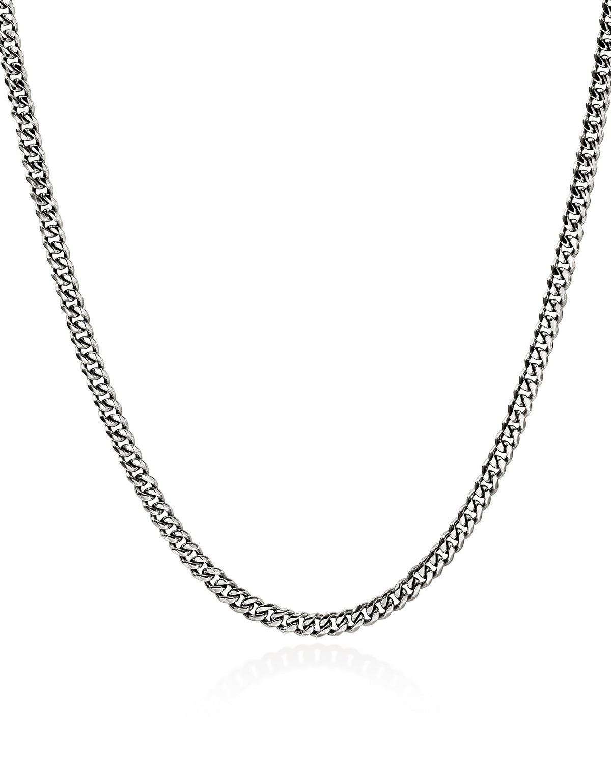 John Hardy Chains Curb Sterling Silver 3.9mm Curb Link Necklace