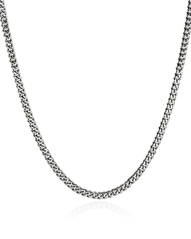 John Hardy Chains Curb Sterling Silver 3.9mm Curb Link Necklace 24"