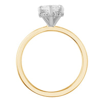Lasker Big Rocks Hidden Hidden Halo Ring With 2.55ct Centurion 100 Facet Marquise Lab-Grown Center Diamond