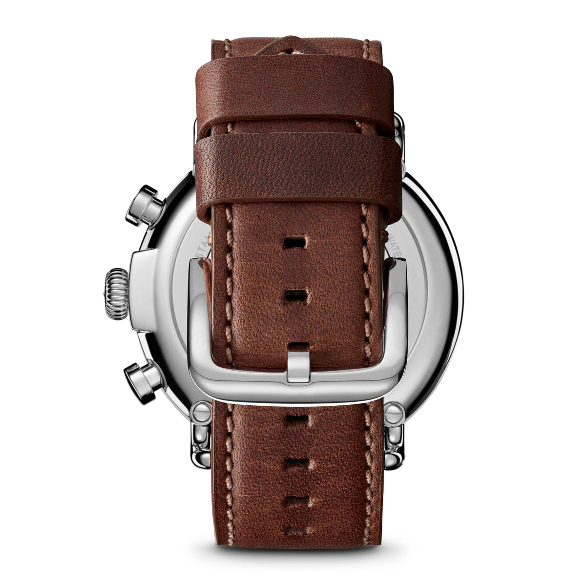 Shinola Runwell Chronograph Brown/Blue 47mm Argonite 5021 Quartz Watch