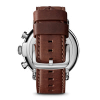 Shinola Runwell Chronograph Brown/Blue 47mm Argonite 5021 Quartz Watch
