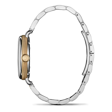 Shinola Birdy Stainless Steel Two-Tone Strap 34mm Mother of Pearl Dial Argonite 775 Watch