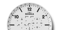 Shinola Canfield Sport Natural Leather/White Quartz Watch