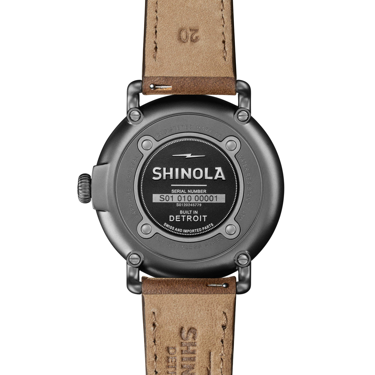 Shinola Runwell British Tan/Petoskey 41mm 703 Quartz Watch
