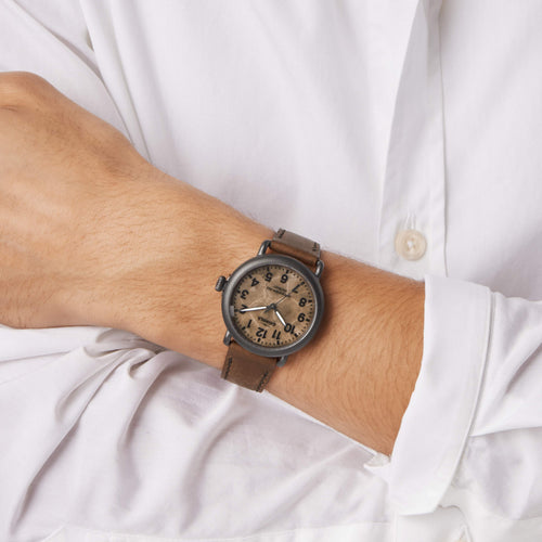 Shinola Runwell British Tan/Petoskey 41mm 703 Quartz Watch
