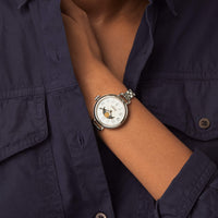 Shinola Birdy Moon Phase Stainless Steel/Light Silver 34mm Quartz Watch
